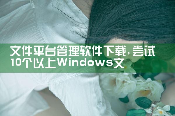 文件平台管理软件下载|男娘日记