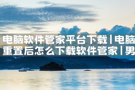 电脑软件管家平台下载|男娘日记
