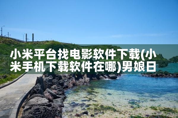 小米平台找电影软件下载|男娘日记